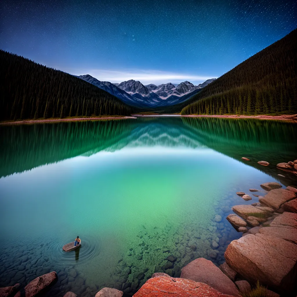 Desvendando os Mistérios de Sonhos com Água. 3 Fotos lago estrelas ripples misterio