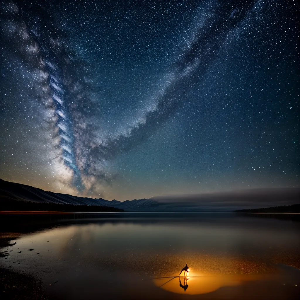 Margem da Intuição: Compreenda o Significado de Sonhar com Água. 4 Fotos lago estrelas solidao reflexao sonhos