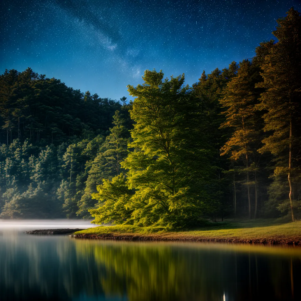 Fotos lago estrelas subconsciente mergulho