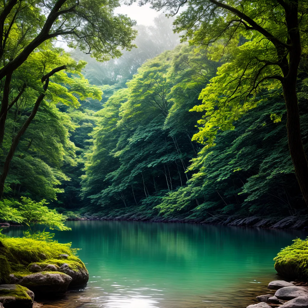 Fotos lago floresta reflexo sonhos agua