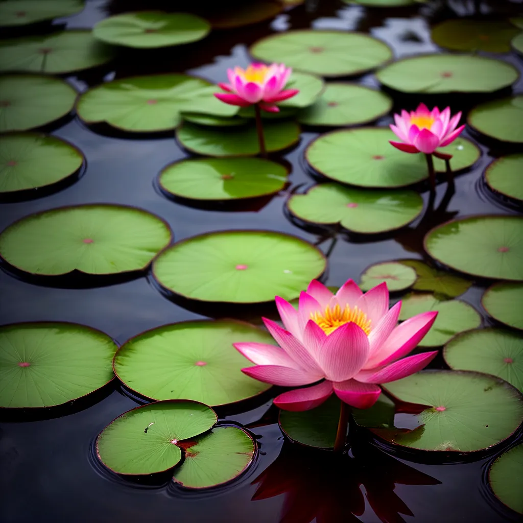 Fotos lago lotus rosa natureza calmia transformacao