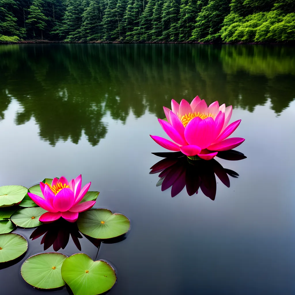 Compreendendo a Simbologia Aquática. 6 Fotos lago lotus verde serenidade