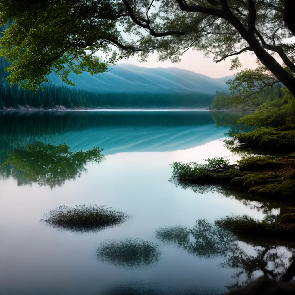 Os Mistérios por Trás do Significado de Sonhar com Água - temática: Espiritualidade e Autoconhecimento. 4 Fotos lago lua reflexao misterio espiritualidade