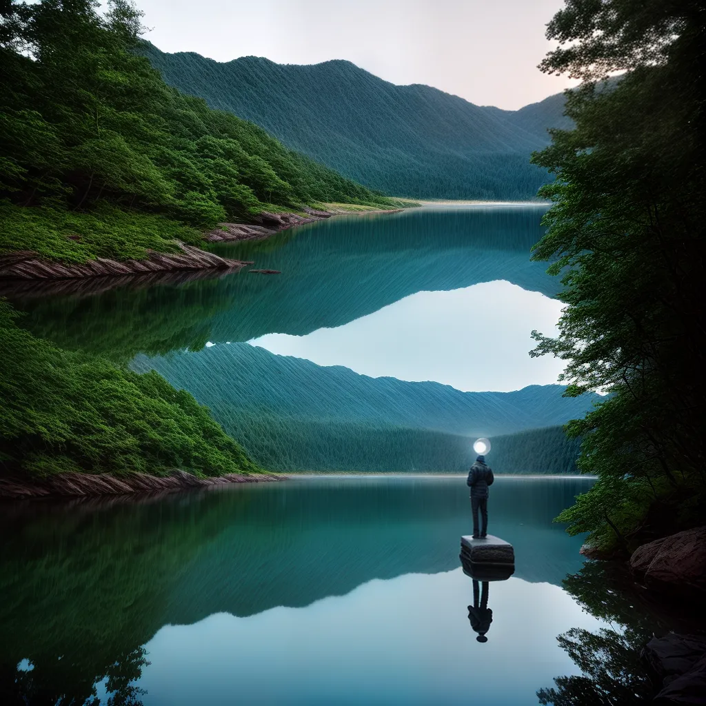 Qual o significado de sonhar com água? 2 Fotos lago lua reflexo natureza serenidade 2