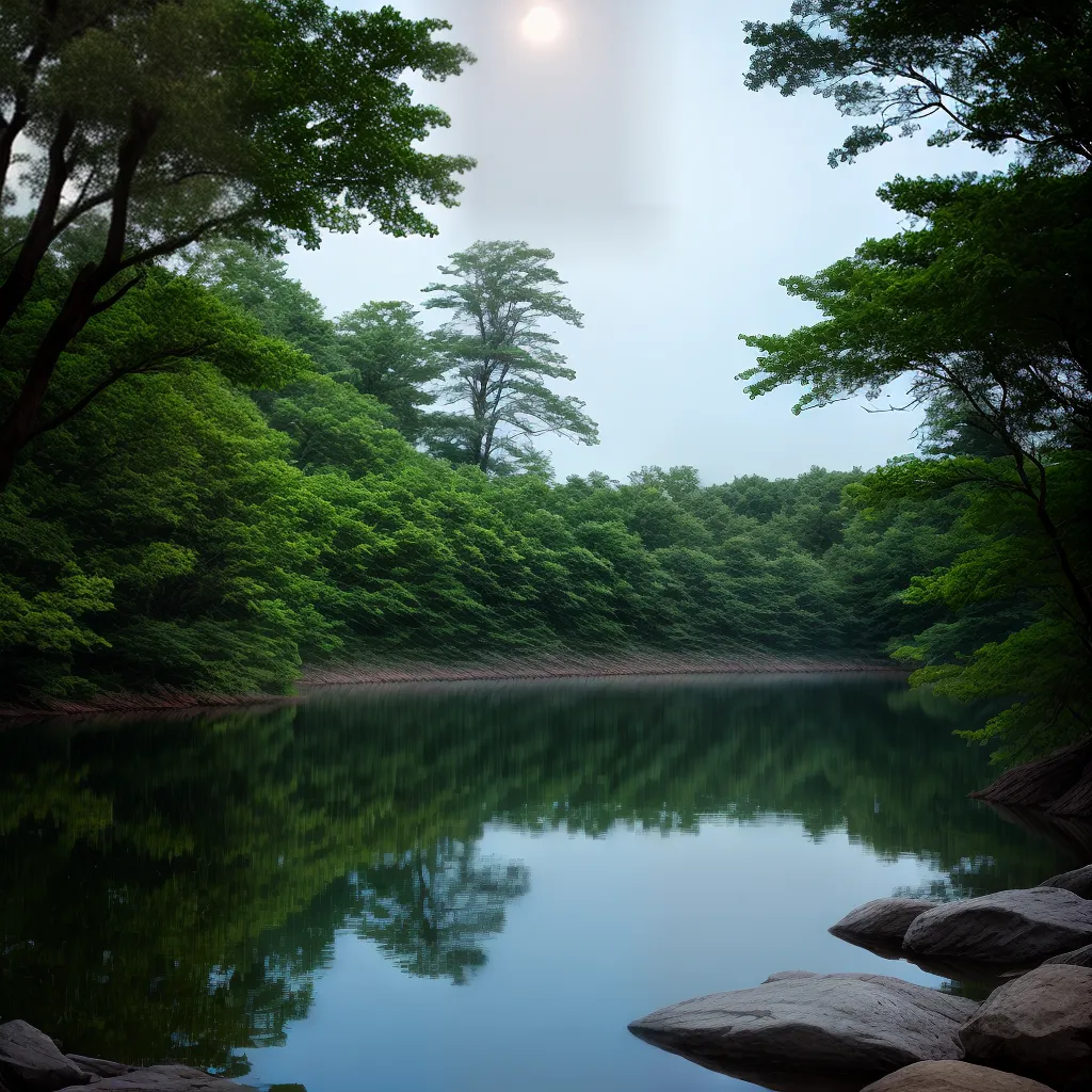 Desvendando mistérios: o que significa sonhar com água? 2 Fotos lago lua reflexo serenidade introspeccao 4