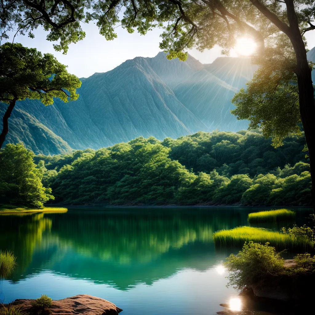 Descubra o Significado de Sonhar com a Água 5 Fotos lago lua verde agua paz