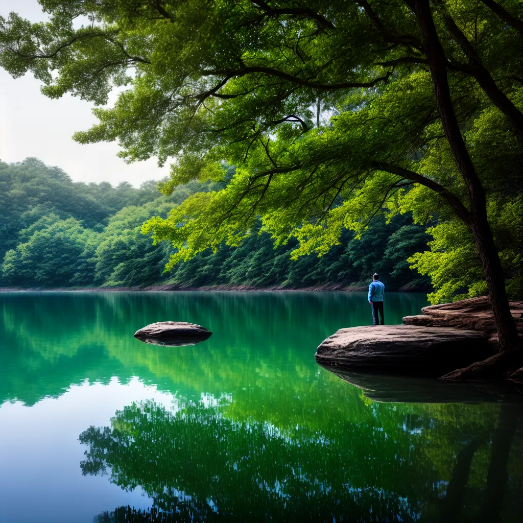 ação dos Sonhos: Descubra o que significa sonhar com água e suas variações 5 Fotos lago luar reflexao pessoa paz