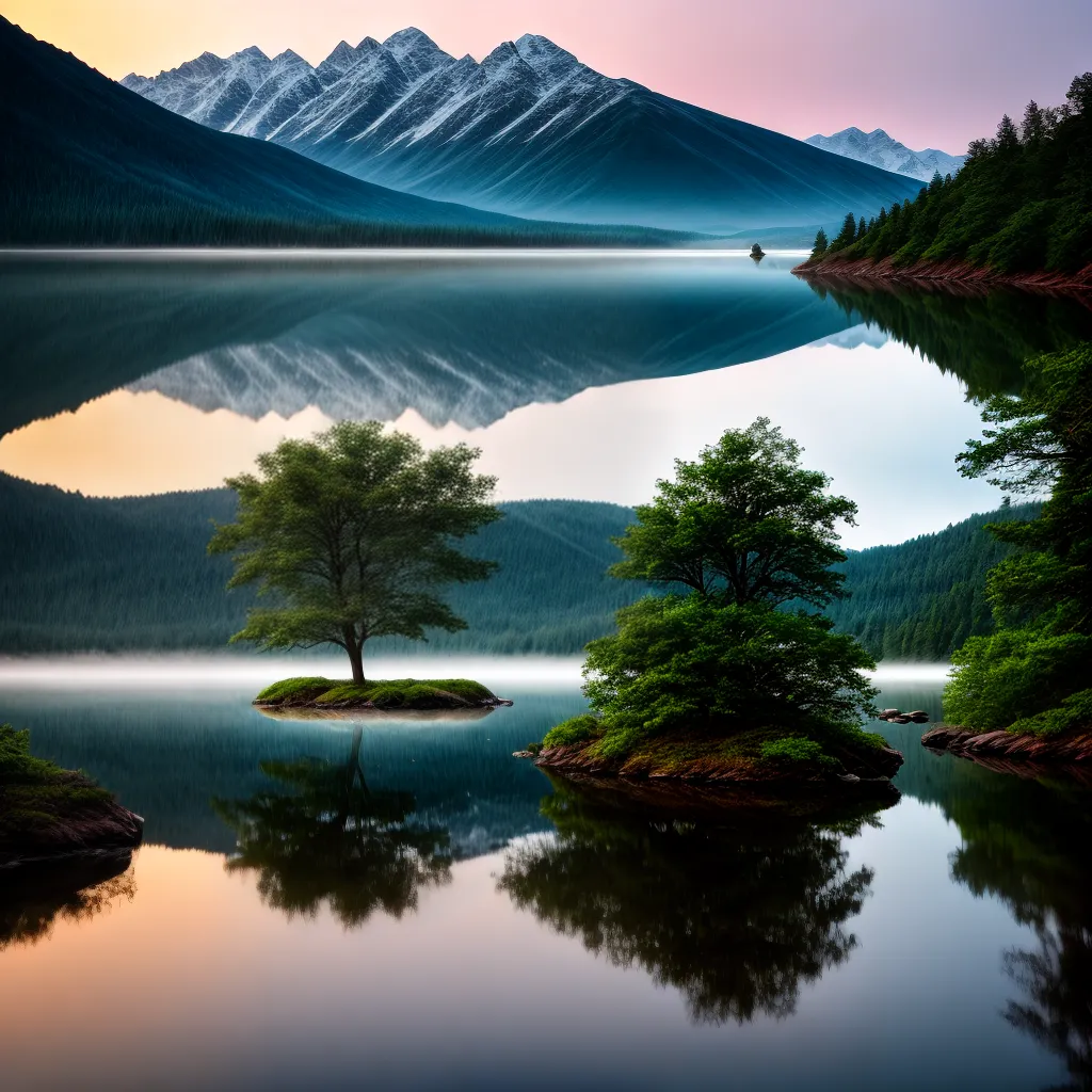 undo de Sonhar com Água - Tema: Significado de Sonhos 4 Fotos lago luar reflexo montanhas arvores