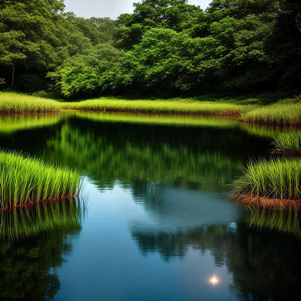 Fotos lago luar reflexo vegetacao introspeccao