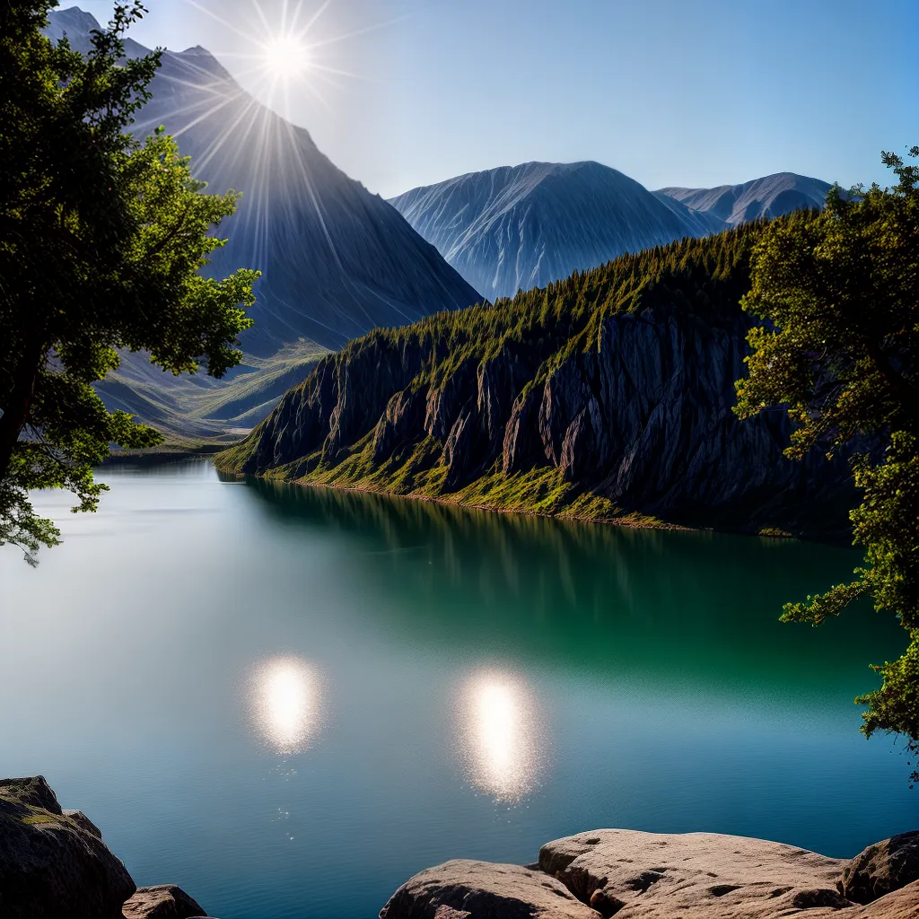 Fotos lago luar serenidade reflexao sonhos