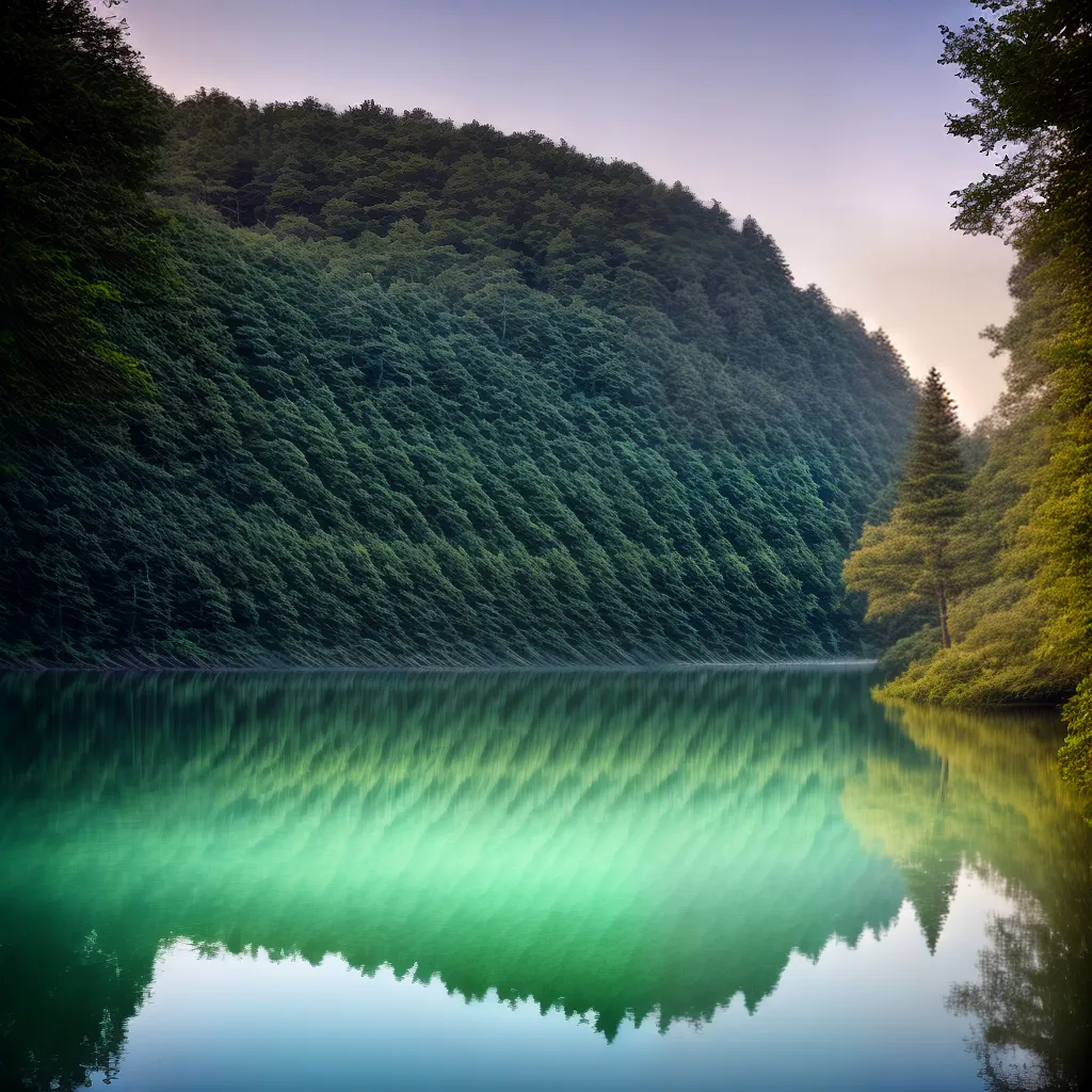 Fotos lago luar tranquilidade natureza
