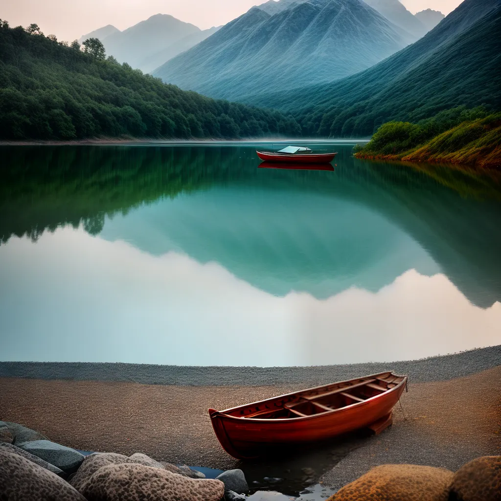 Descubra o verdadeiro significado de sonhar com água e barcos. 4 Fotos lago manha barco subconsciente