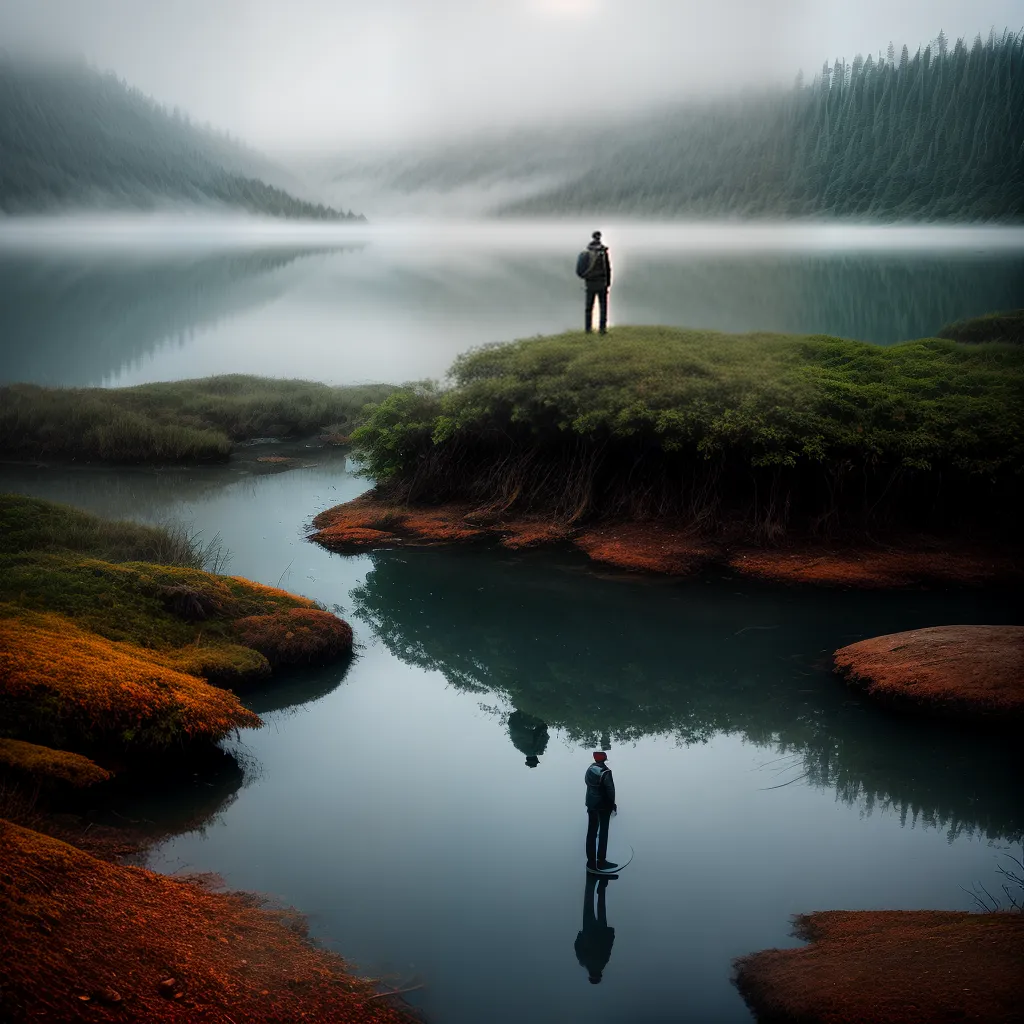 Lago Misterioso: Entenda o que significa sonhar com um lago misterioso 2 Fotos lago misterioso nevoa floresta solidao