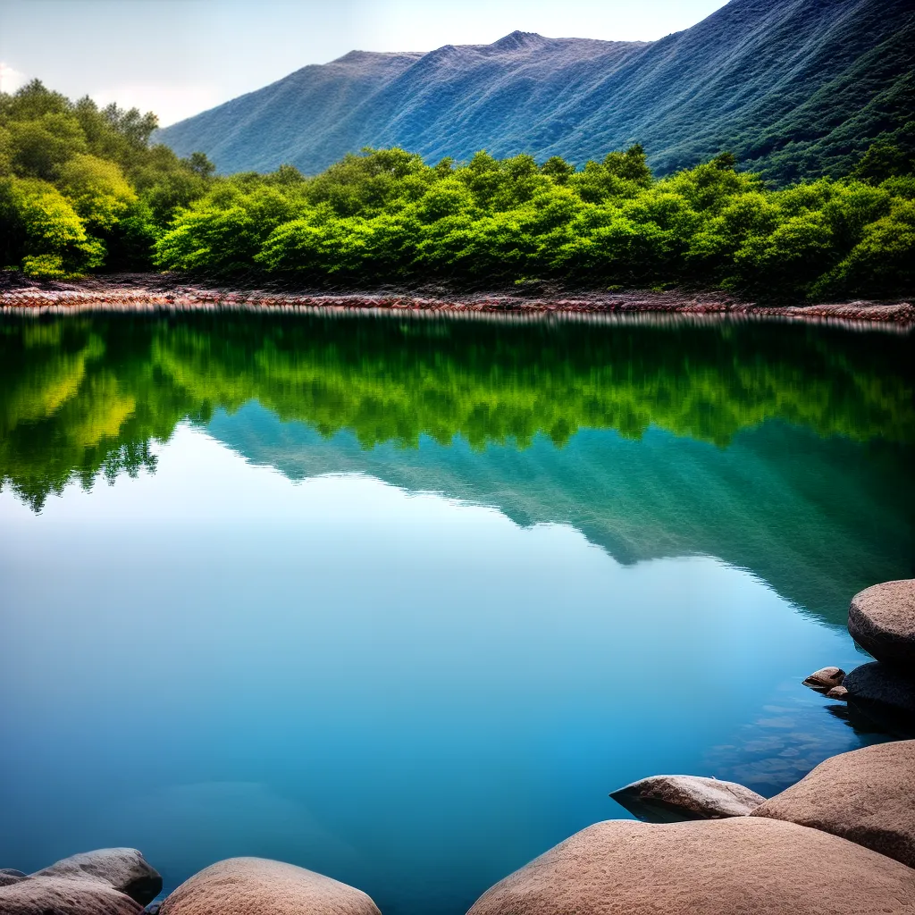 Paz Interior: O Significado de Sonhar com Serenidade 2 Fotos lago montanhas ceu azul serenidade