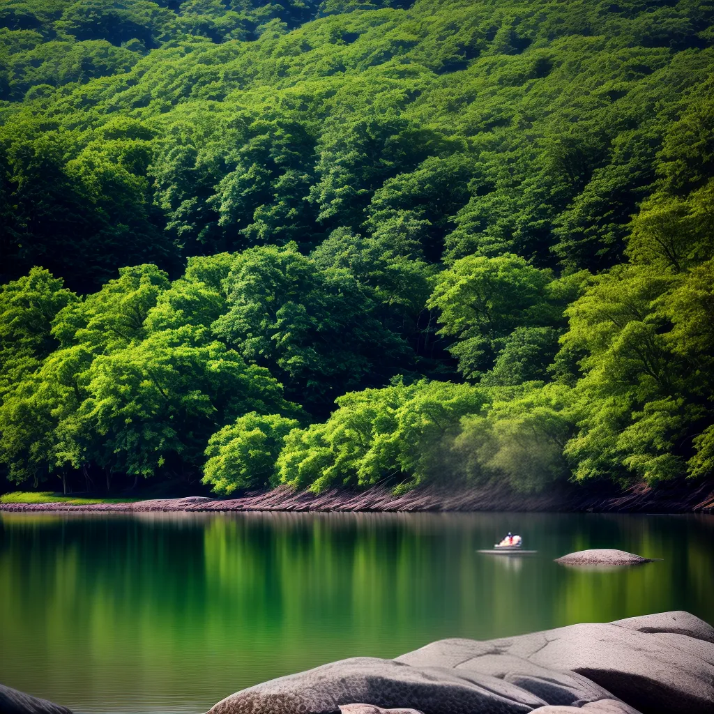 Fotos lago montanhas natureza serenidade fluir