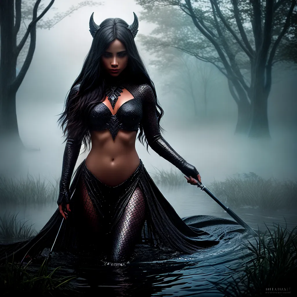 Desvendando Mistérios: O que Significa Sonhar com Criaturas Aquáticas? 5 Fotos lago nebuloso sombrio criatura lunar