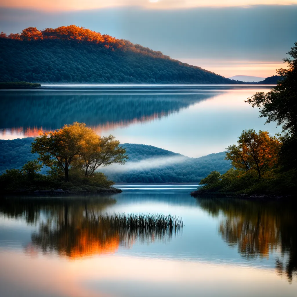 A Hidrologia dos Sonhos: O Que Significa Sonhar com Água? 6 Fotos lago paz por do sol
