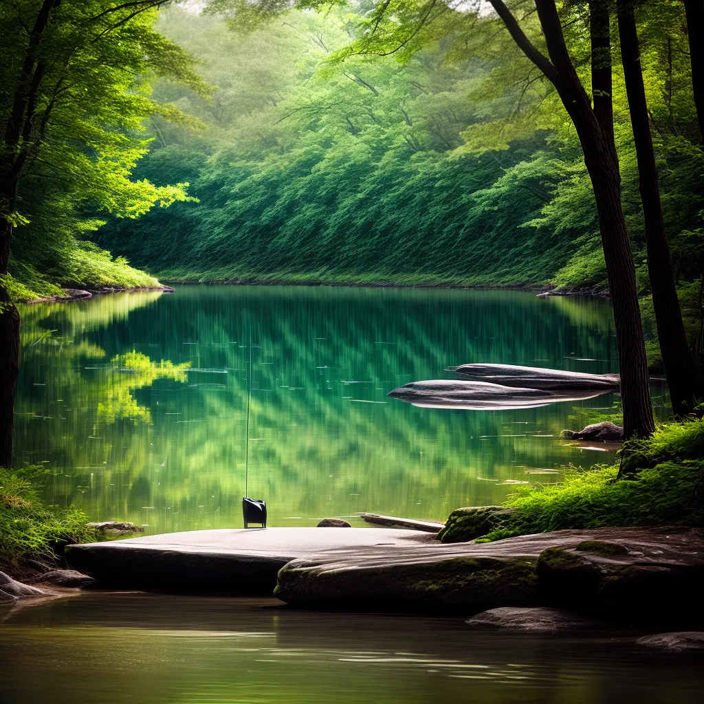 Descubra o Significado de Sonhar com Vara de Pescar. 6 Fotos lago pesca reflexao tranquilidade