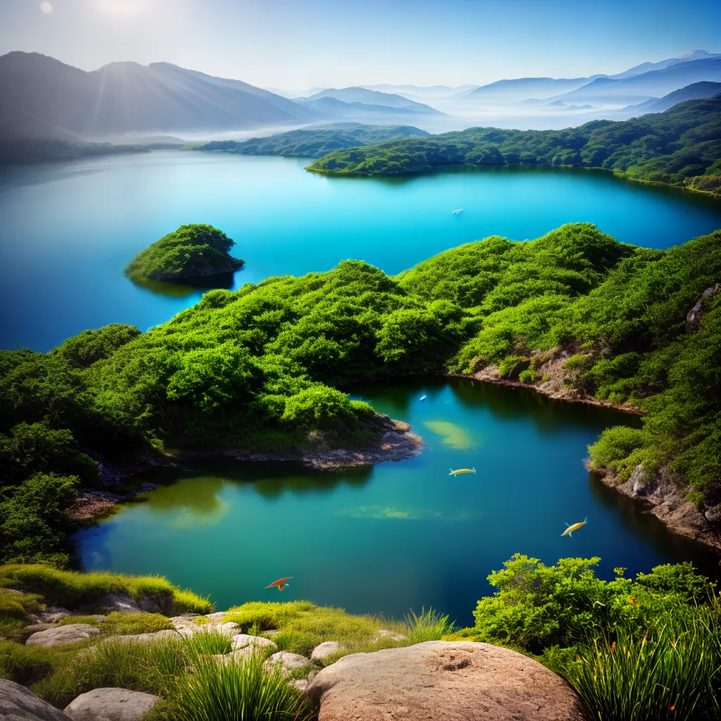 Fotos lago sereno passaros peixes sonhos