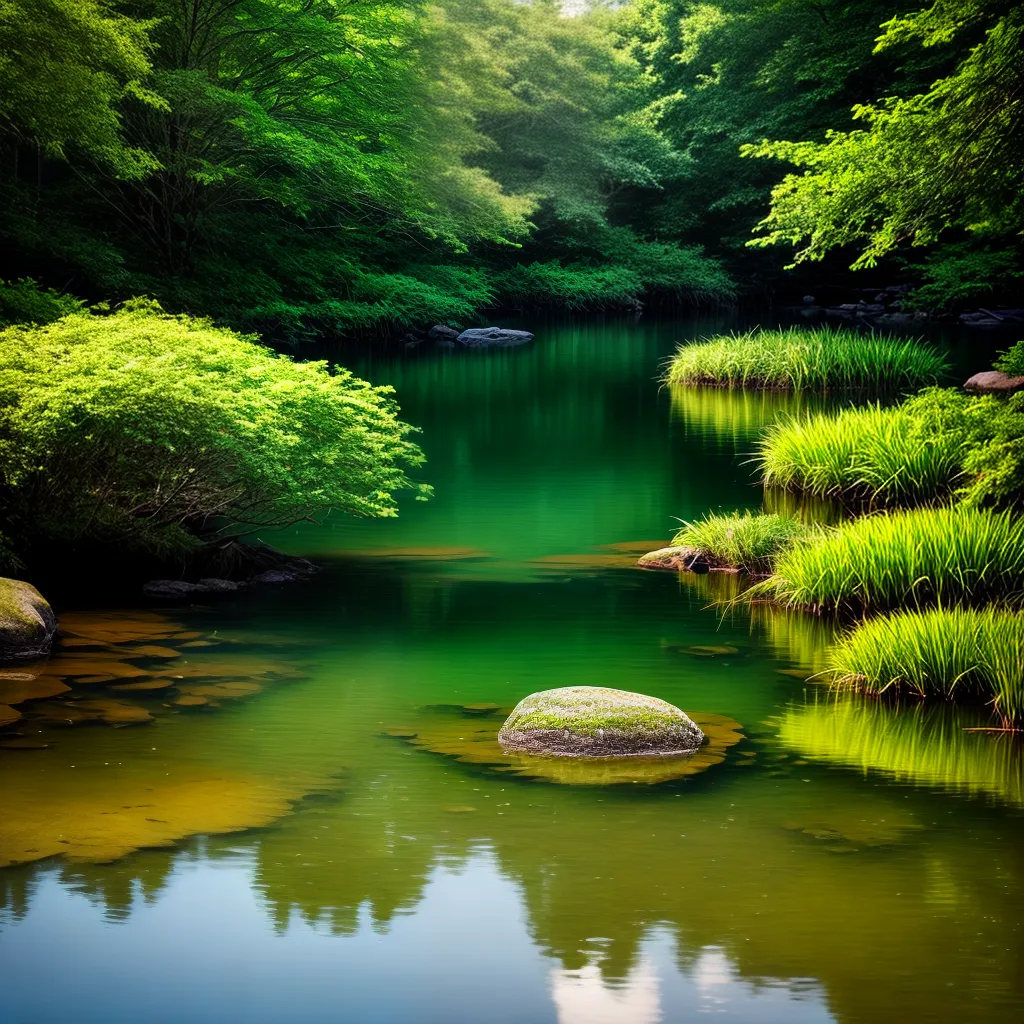 O Significado de Sonhar com Plantas Aquáticas 5 Fotos lago sereno planta aquatica paz