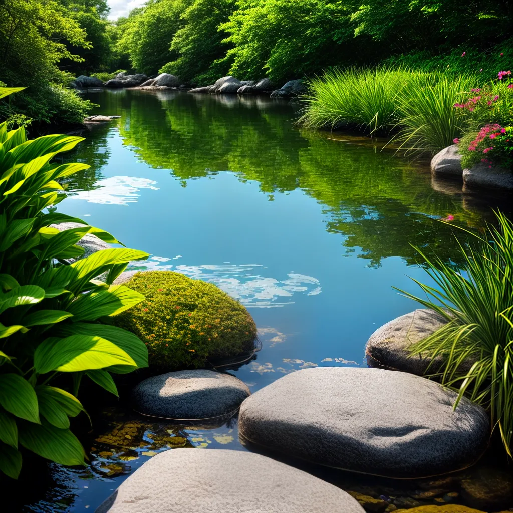 O Significado de Sonhar com Plantas Aquáticas 2 Fotos lago sereno plantas aquaticas reflexo sol
