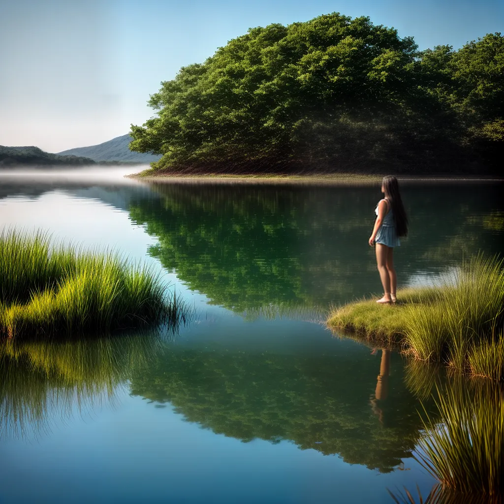 Fotos lago sereno reflexao mente agua