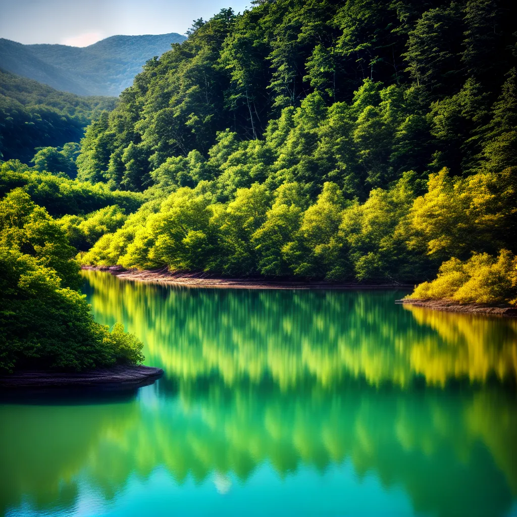 Fotos lago sereno reflexao natureza mergulho