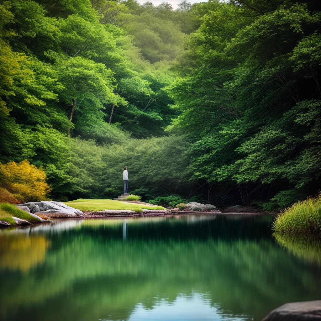 Sonhar com água: descubra o que significa esse sonho. 4 Fotos lago sereno reflexao pessoa