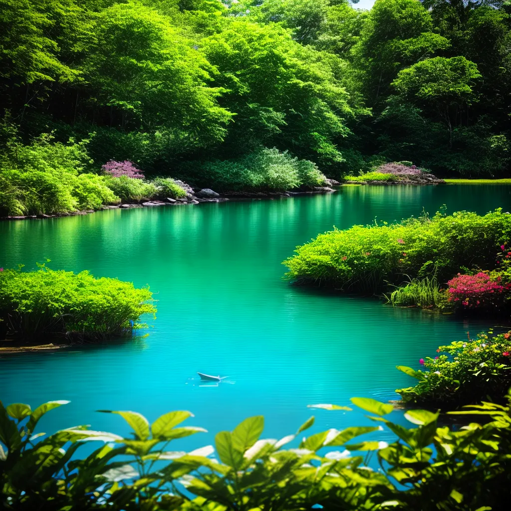 Descubra o Significado de Sonhar com a Água 4 Fotos lago sereno reflexo ceu arvores flor