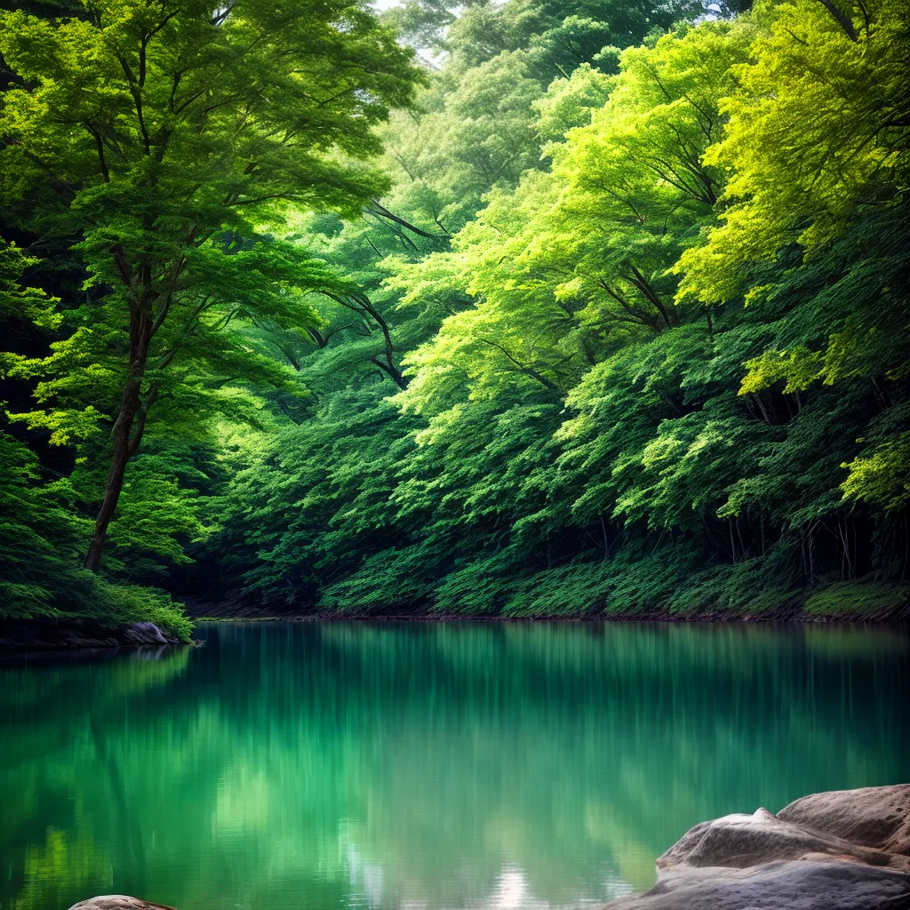 Entenda o Significado de Sonhar com Paz Interior 4 Fotos lago sereno reflexo ceu arvores paz
