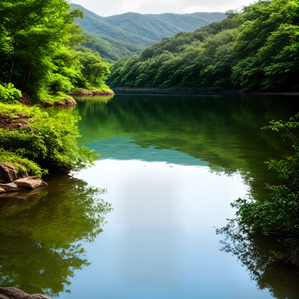 Descubra o que Significa Sonhar com Água Durante o Sono. 2 Fotos lago sereno reflexo ceu verde 5