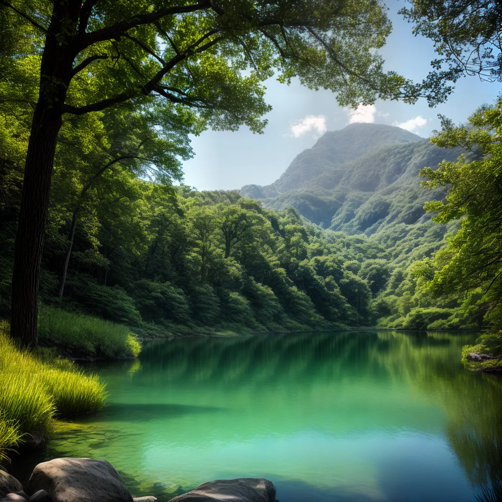 Fotos lago sereno reflexo mergulho mente