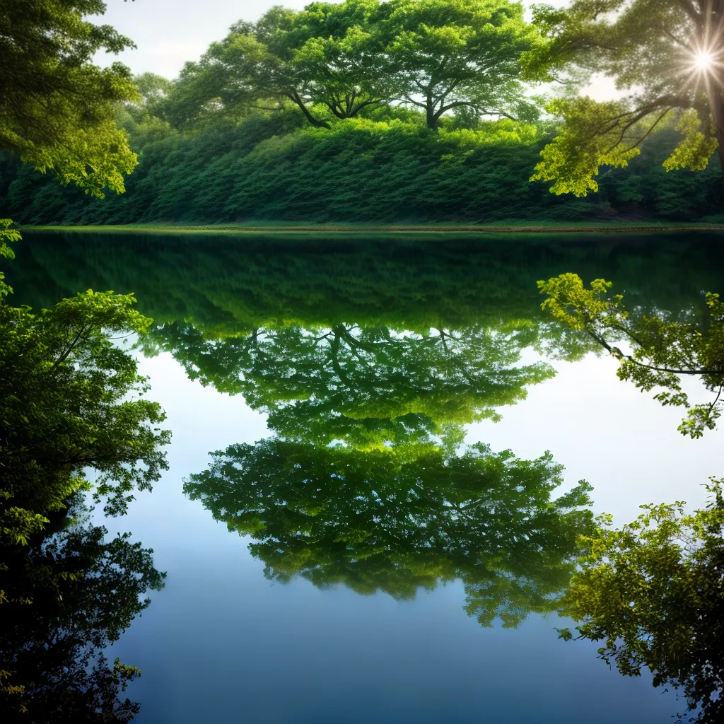 Fotos lago sereno reflexo natureza sonhos