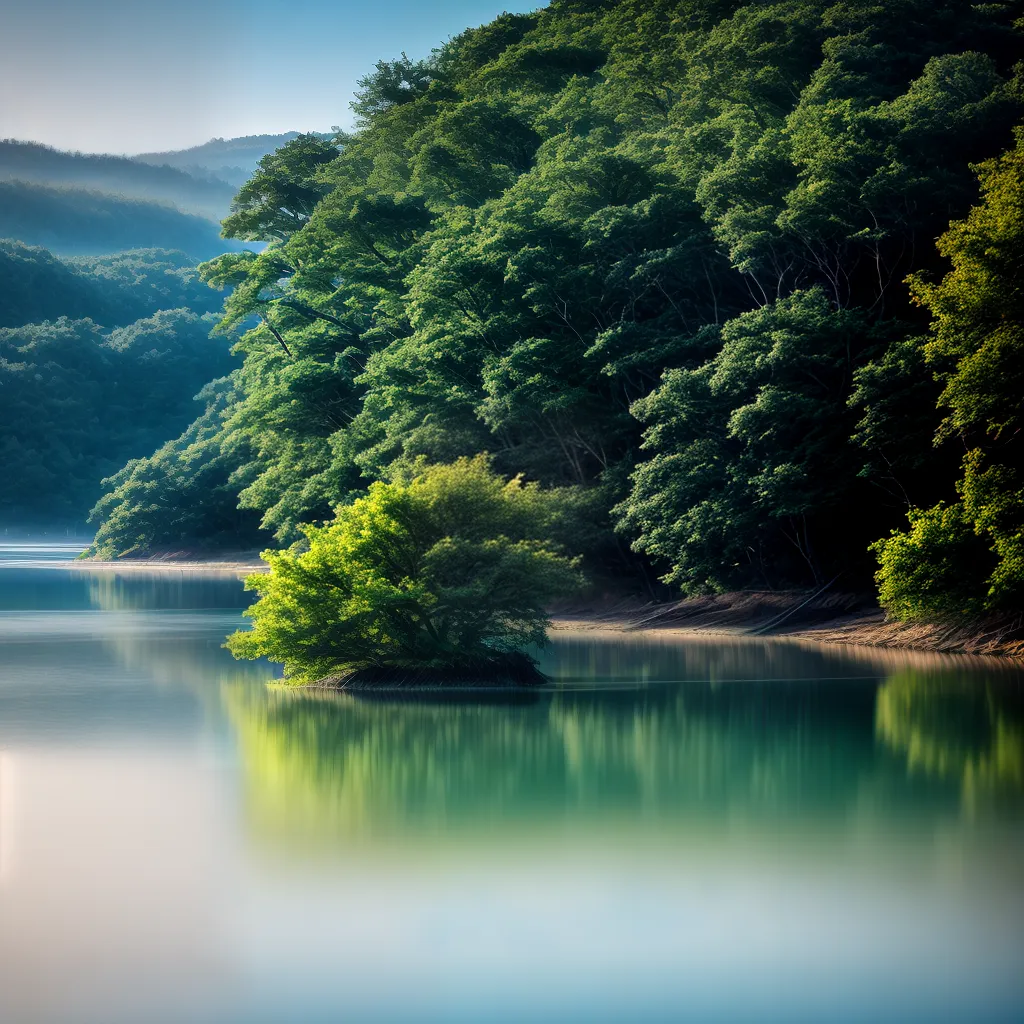 Fotos lago sereno reflexo sonho agitado