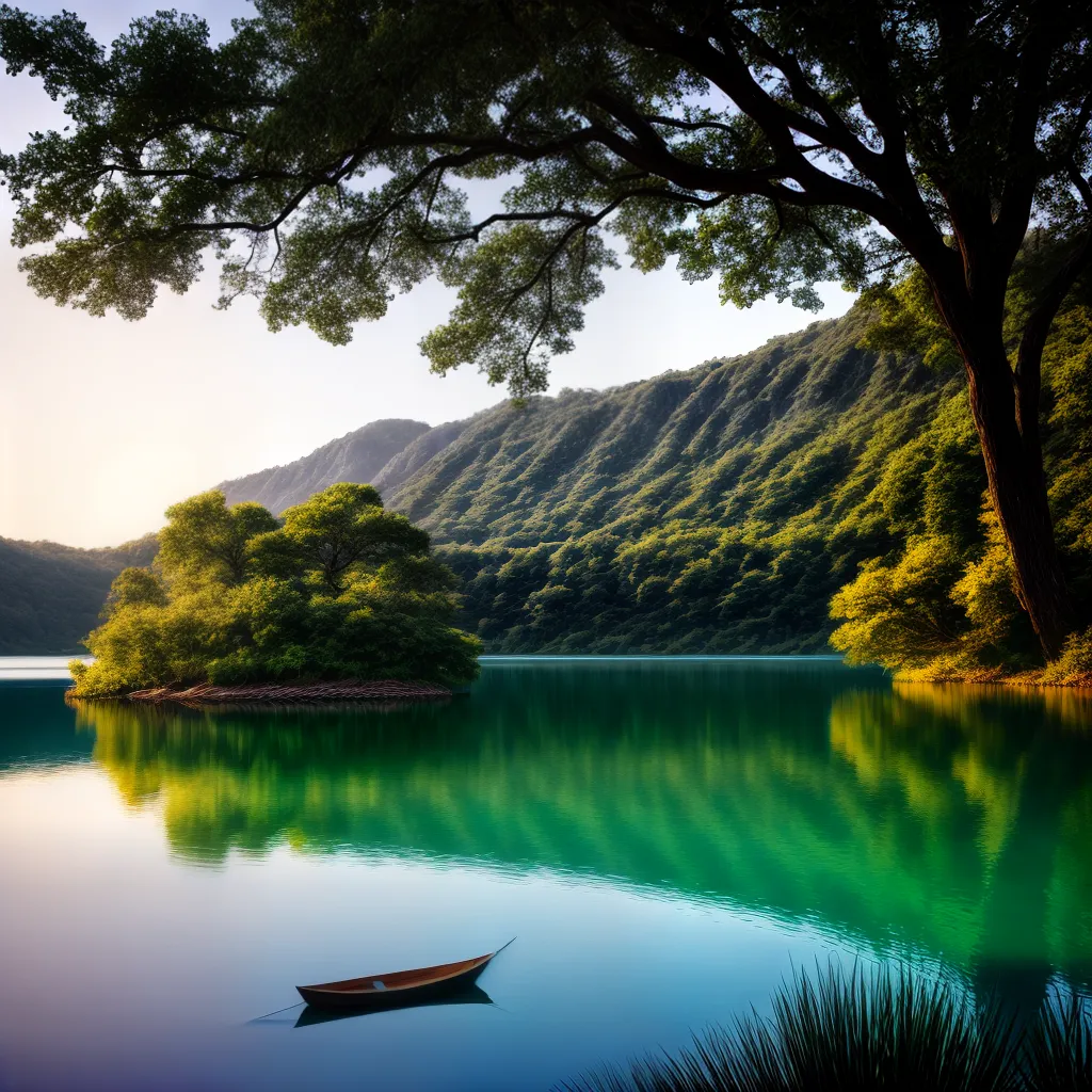 Descobrindo o significado de sonhar com água e seus simbolismos. 5 Fotos lago sereno reflexo subconsciente 6