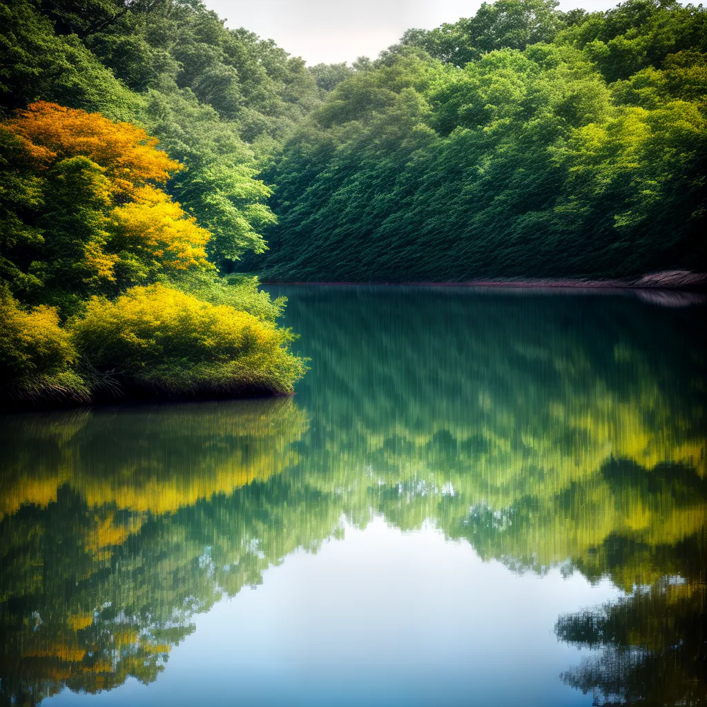 : Sonhar com Água: Qual o Significado e Interpretação? 2 Fotos lago sereno reflexo subconsciente profundo