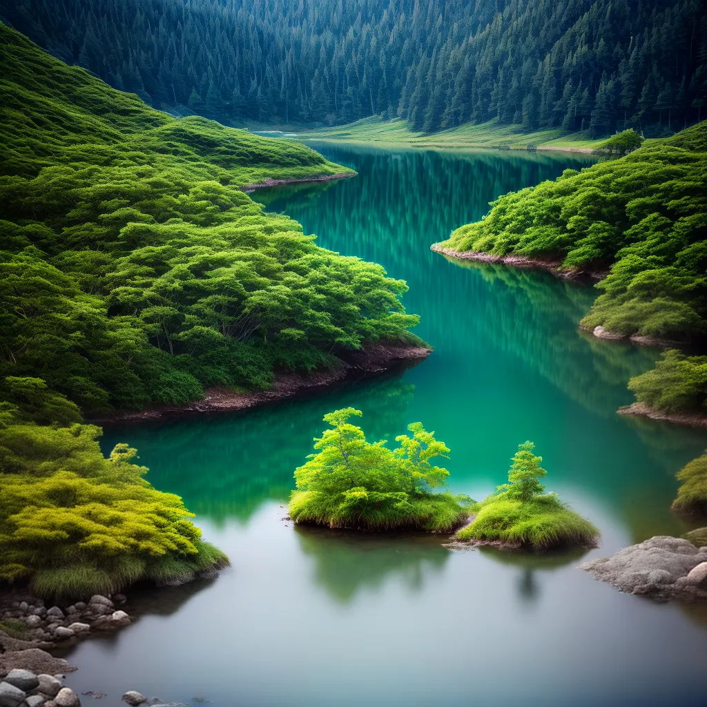 Investindo em Autoconhecimento: Descubra o Significado de Sonhar com Lago 4 Fotos lago sereno reflexo verde autoconhecimento