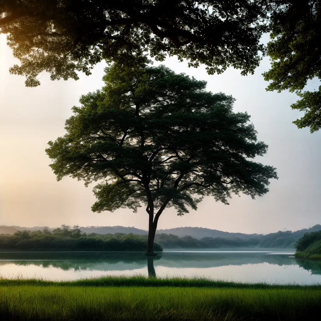 Desvendando mistérios: o que significa sonhar com água? 6 Fotos lago sereno verde pessoa pensativa