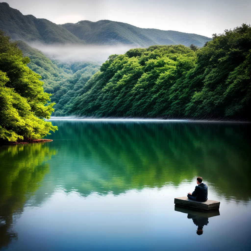 Interpretando sonhos: O que significa sonhar com água? 2 Fotos lago solidao reflexao agua ceu