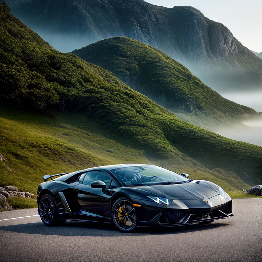 Fotos lamborghini sonho velocidade paisagem