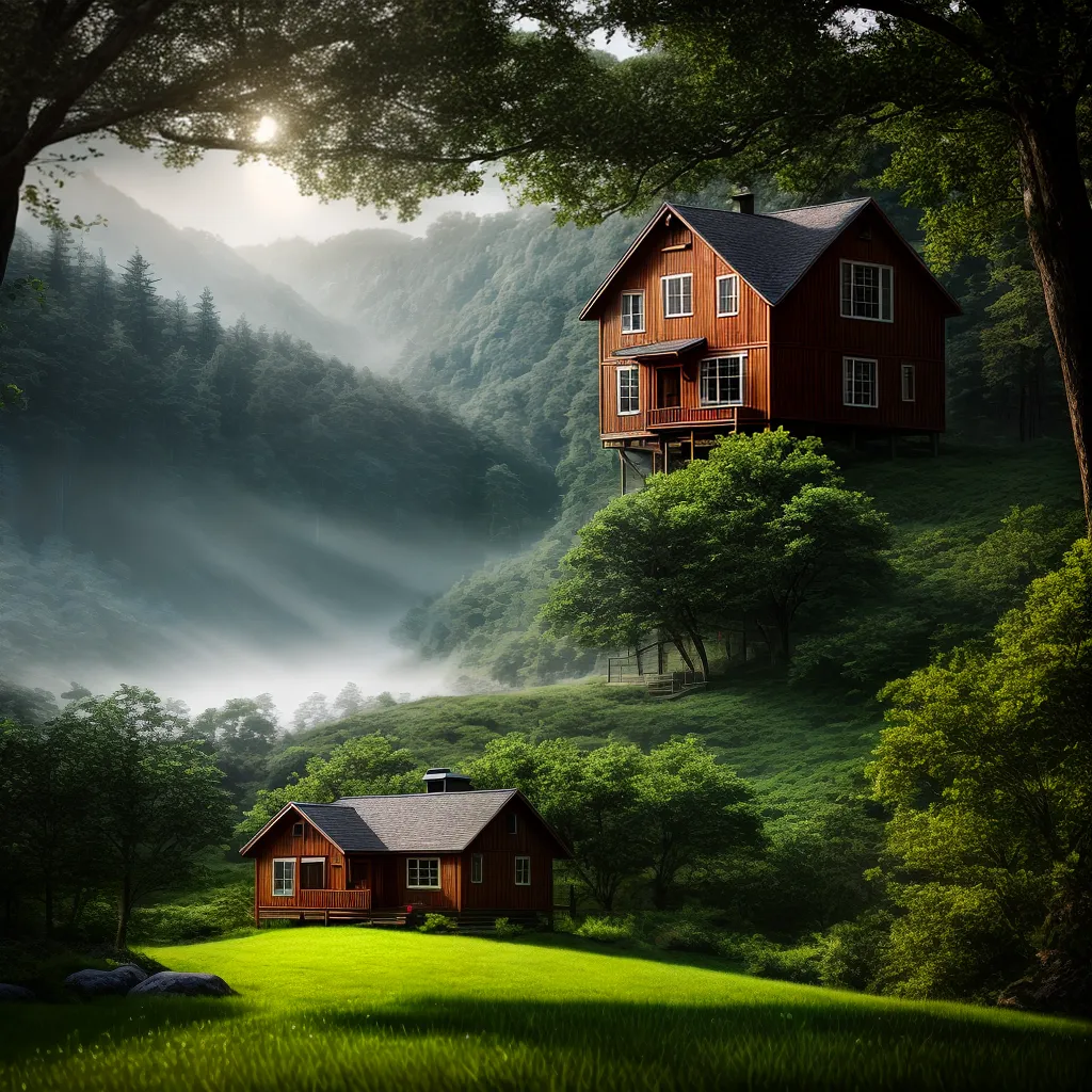 Habitação na Mente: Qual o significado de sonhar com residência ou moradia? 3 Fotos lar verde sonho conforto seguranca