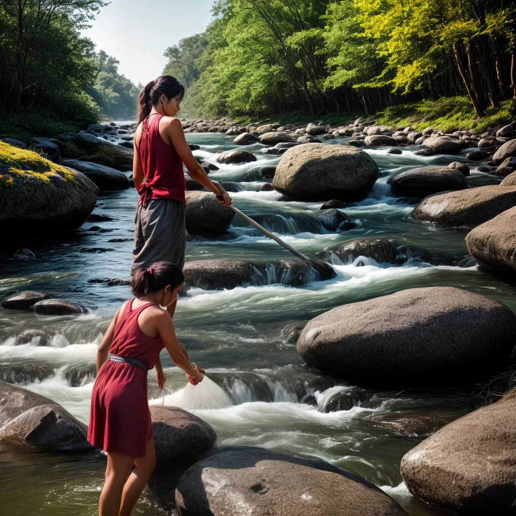Mulher Lavando Roupas: Descubra o Significado por trás desse Sonho 5 Fotos lavadeira rio trabalho serenidade limpeza equilibrio