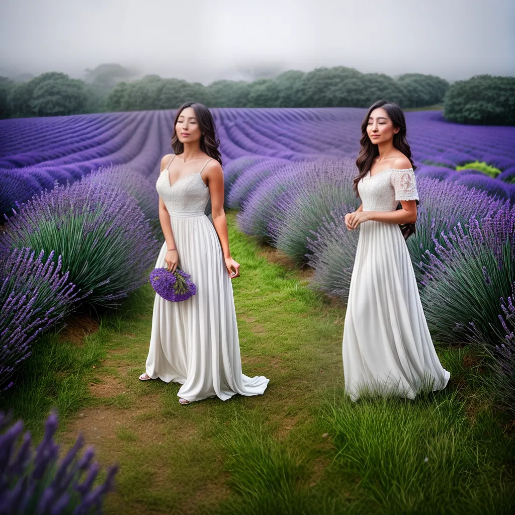 Fotos lavanda sonho mulher aroma