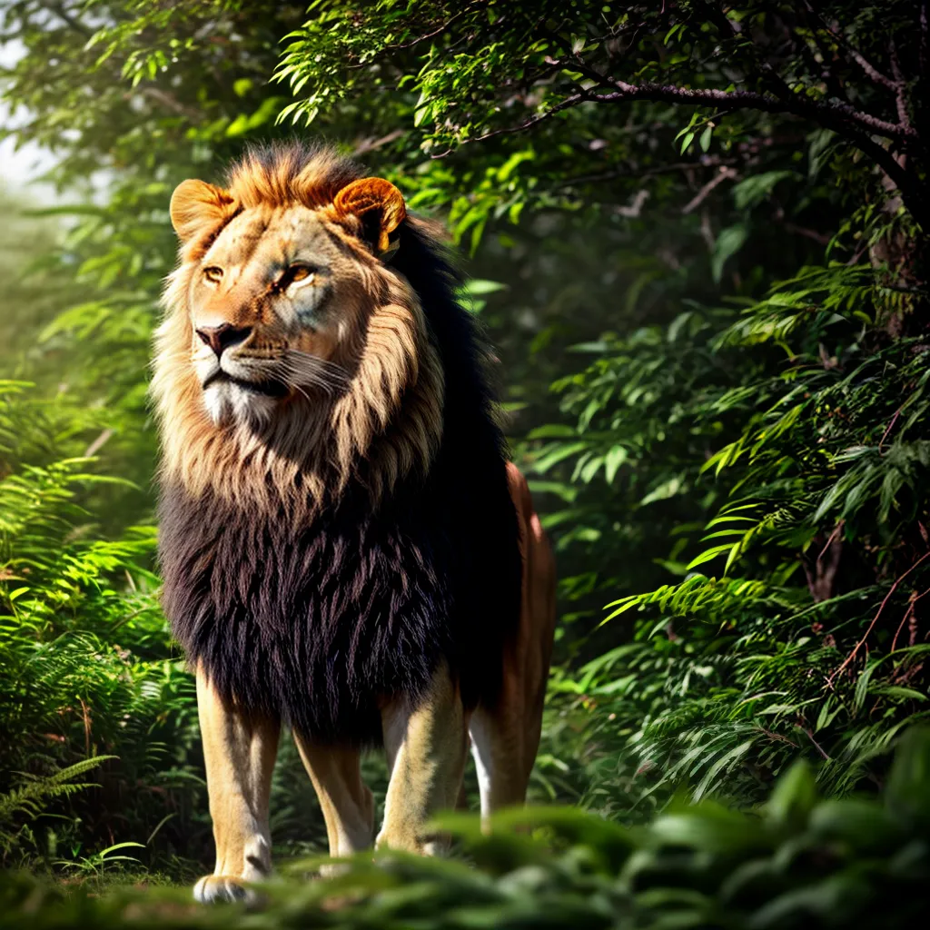 Qual o Significado de Sonhar com Animais Meio Bárbaros: A Sabedoria da Selva 5 Fotos leao coroa jungla forca sabedoria