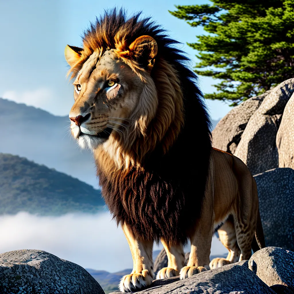 Significado de Sonhar com Leões: Descubra o que Rugindo pode Representar 6 Fotos leao rocha majestoso forca roar