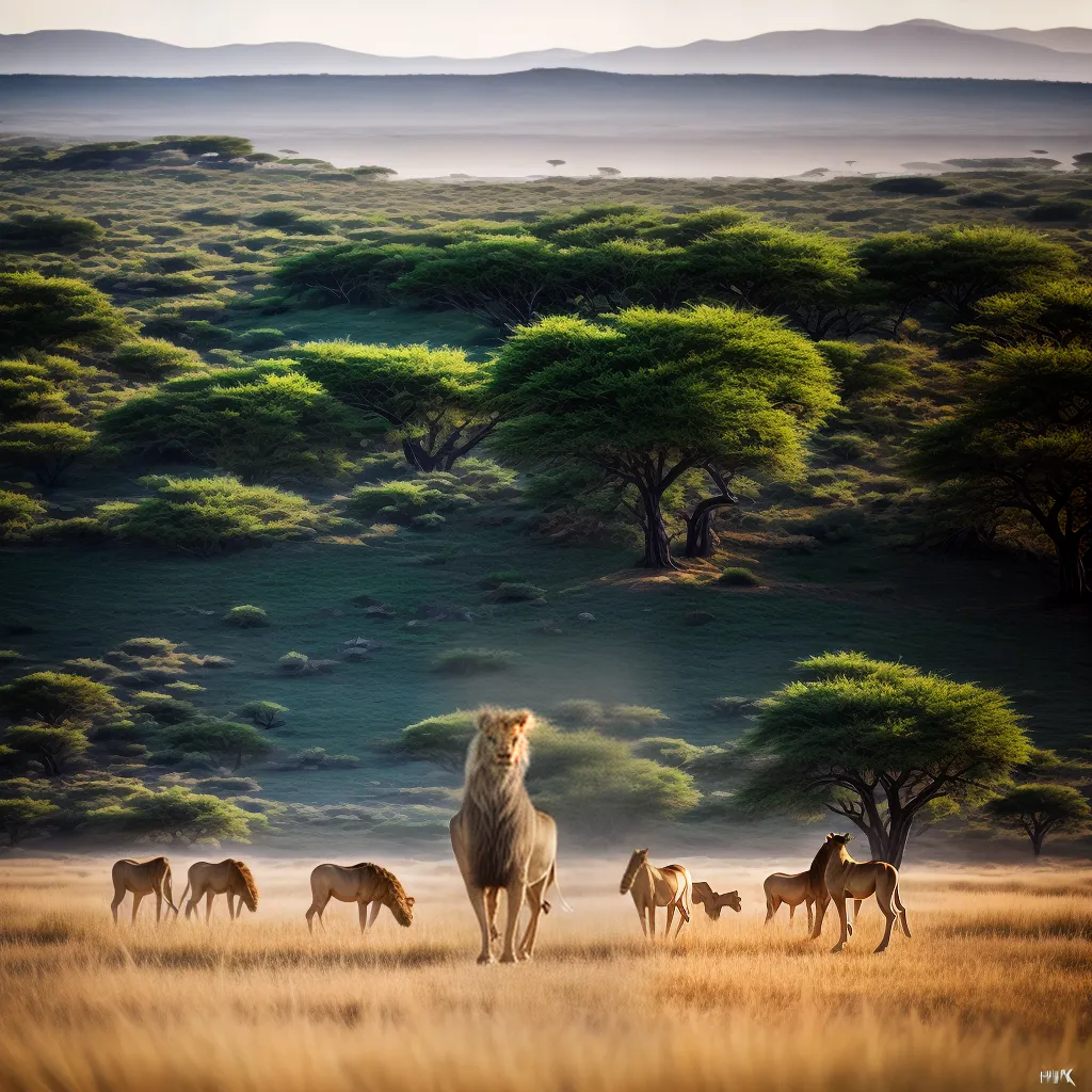 Saiba Qual é o Significado de Sonhar com Animais Selvagens no Safari. 6 Fotos leao savana girafas poder