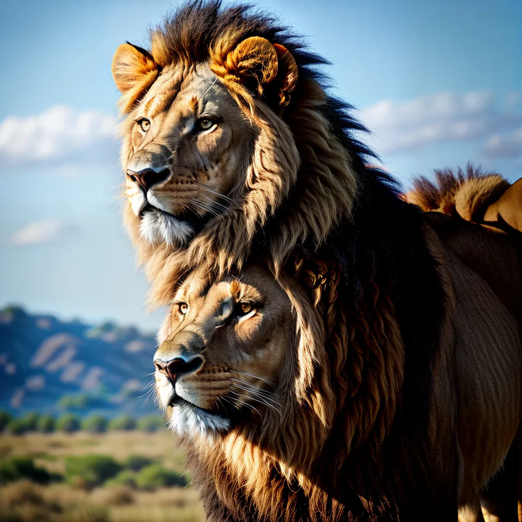 Qual o Significado de Sonhar com Animais Meio Bárbaros: A Sabedoria da Selva 2 Fotos leao savana olhar poder hienas