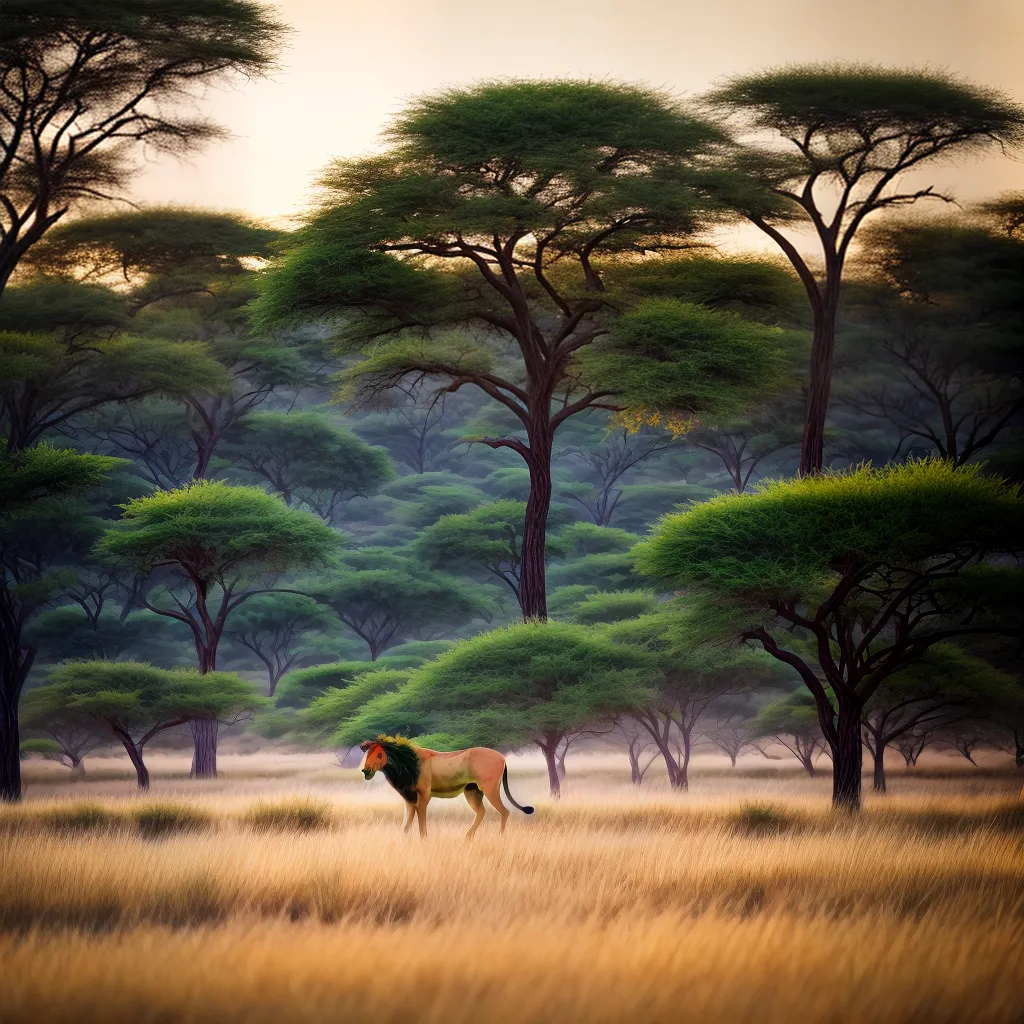 Saiba Qual é o Significado de Sonhar com Animais Selvagens no Safari. 5 Fotos leao savana poder gazelas por do sol
