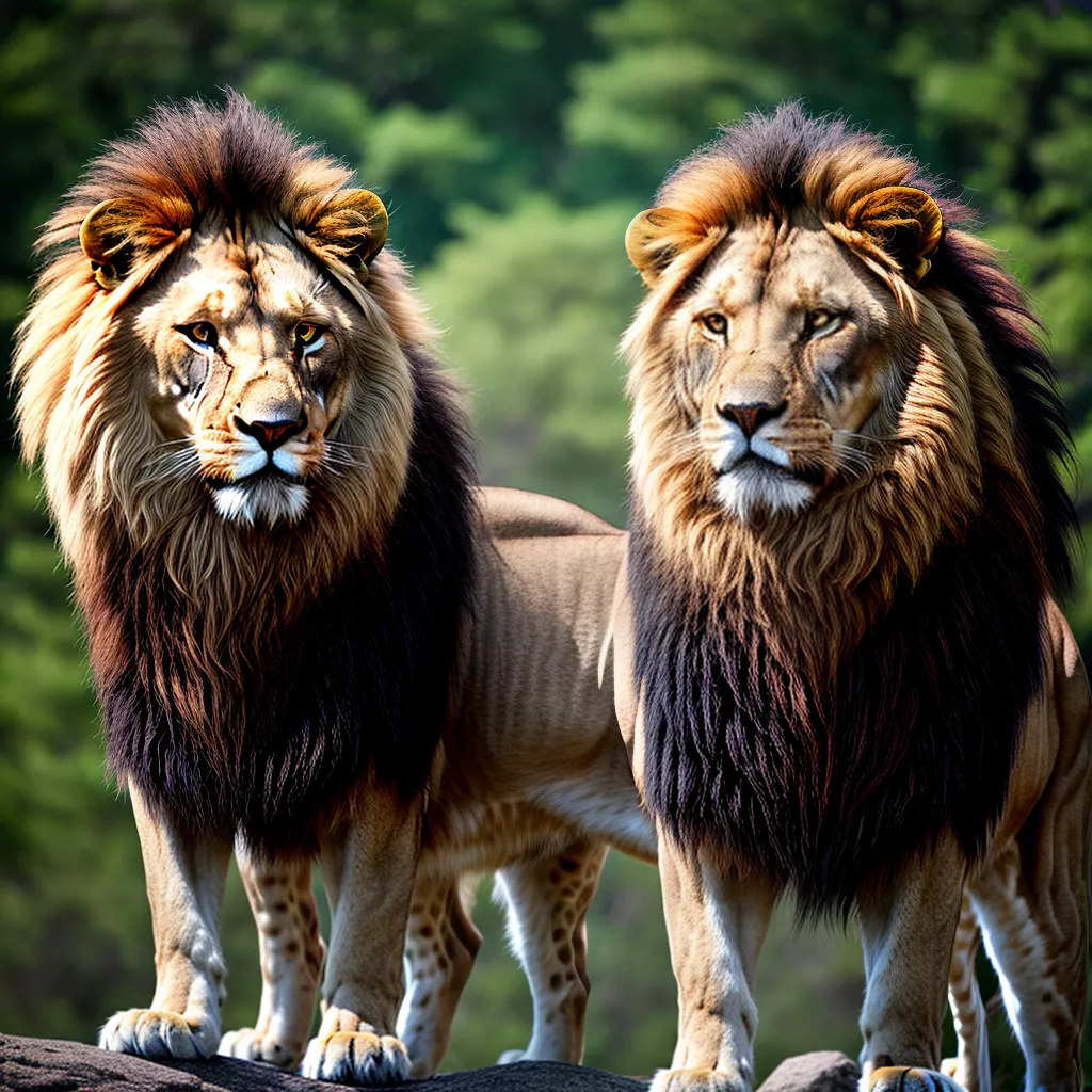Inquietações Noturnas: O Significado de Sonhar com Animais Selvagens 3 Fotos leao selva olhar musculos paz