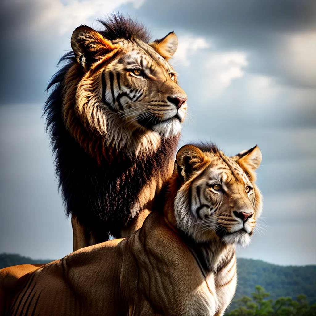 Descubra o Significado de Sonhar com Leões e Tigres. 6 Fotos leao tigre poder instinto